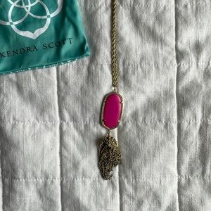 Kendra Scott Pink Rayne Necklace